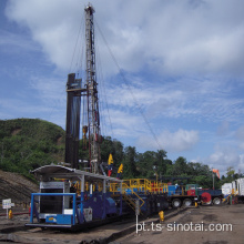 SINOTAI 450HP Plataforma de trabalho montada em reboque